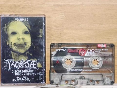 YACØPSÆ Discoregraphy 1990-2003 Volume 2 CASSETTE TAPE Fan-Dubbed