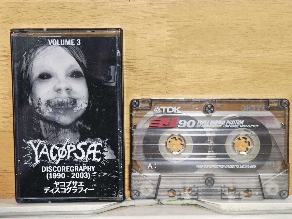 YACØPSÆ Discoregraphy 1990-2003 Volume 3 CASSETTE TAPE Fan-Dubbed