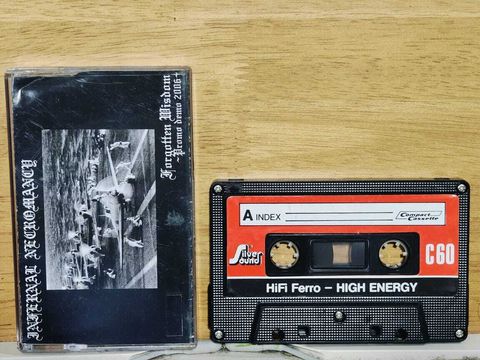 INFERNAL NECROMANCY Forgotten Wisdom Promo Demo 2006 CASSETTE TAPE Fan-Dubbed