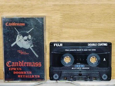 CANDLEMASS Epicus Doomicus Metallicus CASSETTE TAPE Fan-Dubbed