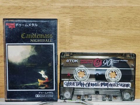 CANDLEMASS Nightfall CASSETTE TAPE Fan-Dubbed