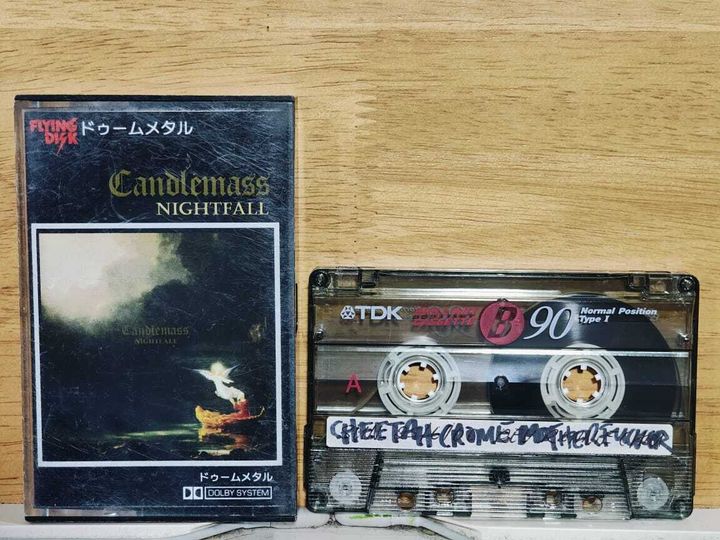 CANDLEMASS Nightfall CASSETTE TAPE Fan-Dubbed
