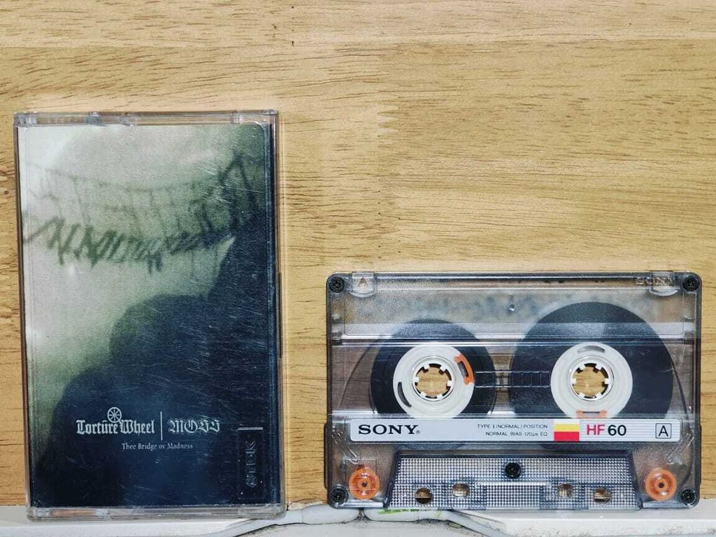 TORTURE WHEEL MOSS Thee Bridge of Madness CASSETTE TAPE Fan-Dubbed