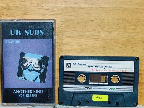 U.K. SUBS Another Kind of Blues CASSETTE TAPE Fan-Dubbed