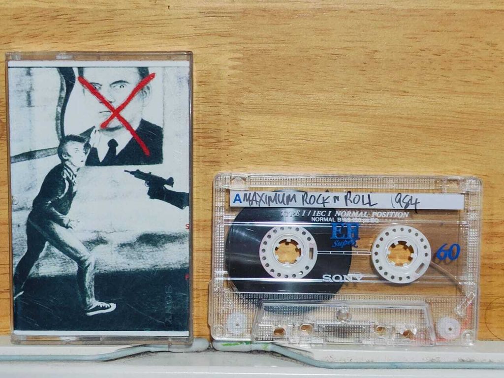 Various MAXIMUM ROCK N ROLL 1984 CASSETTE TAPE Fan-Dubbed