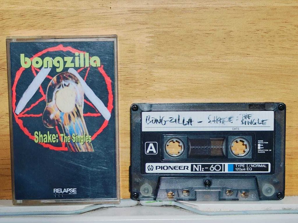 BONGZILLA Shake The Singles CASSETTE TAPE Fan-Dubbed