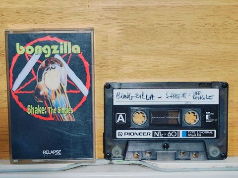 BONGZILLA Shake The Singles CASSETTE TAPE Fan-Dubbed