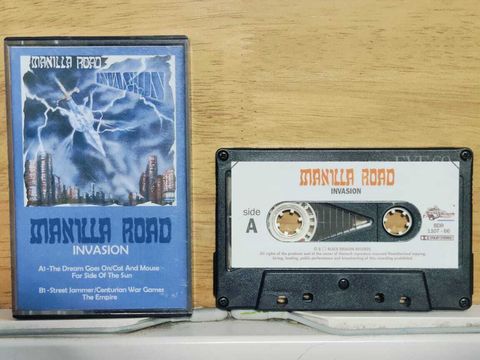 MANILLA ROAD Invasion CASSETTE TAPE Fan-Dubbed