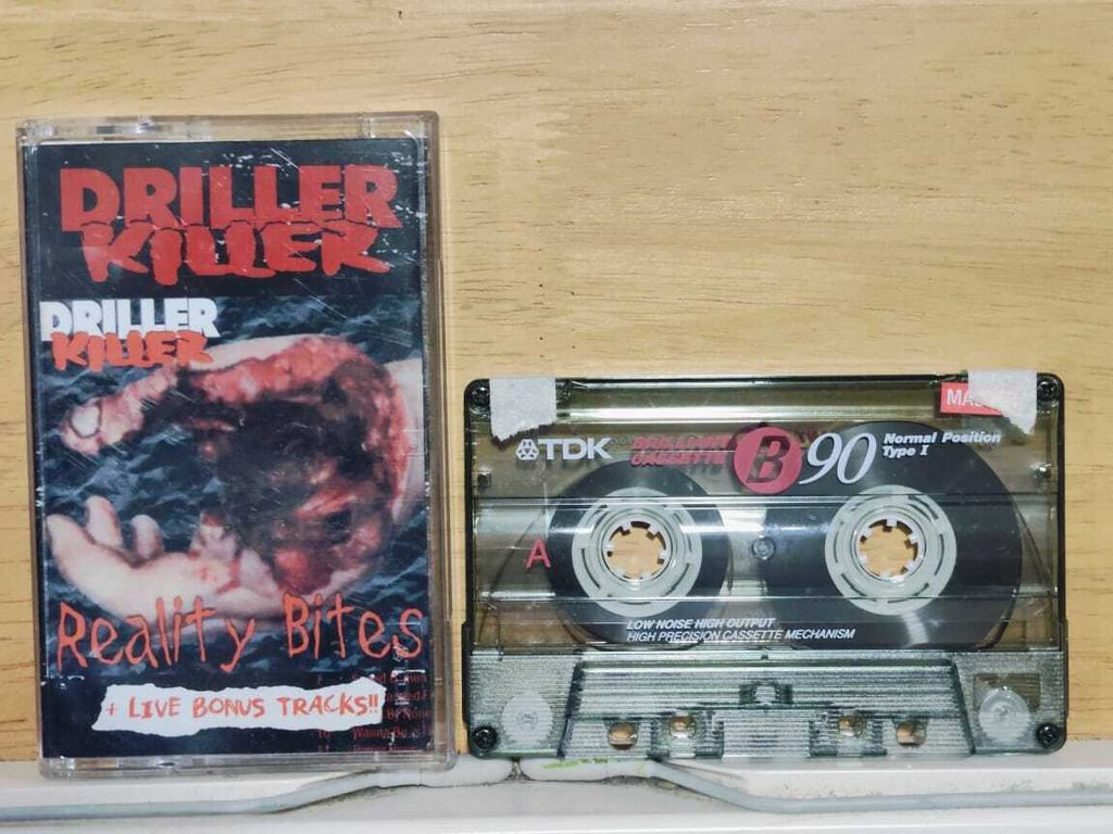 DRILLER KILLER Reality Bites CASSETTE TAPE Fan-Dubbed