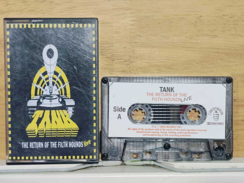 TANK The Return Of The Filth Hounds - Live CASSETTE TAPE Fan-Dubbed
