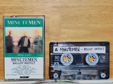 MINUTEMEN Ballot Result CASSETTE TAPE Fan-Dubbed