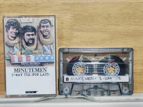 MINUTEMEN 3-Way Tie (For Last) CASSETTE TAPE Fan-Dubbed