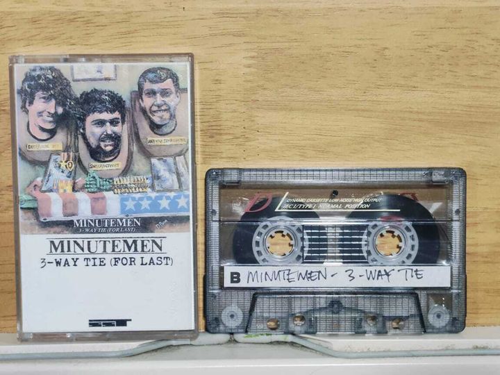 MINUTEMEN 3-Way Tie (For Last) CASSETTE TAPE Fan-Dubbed