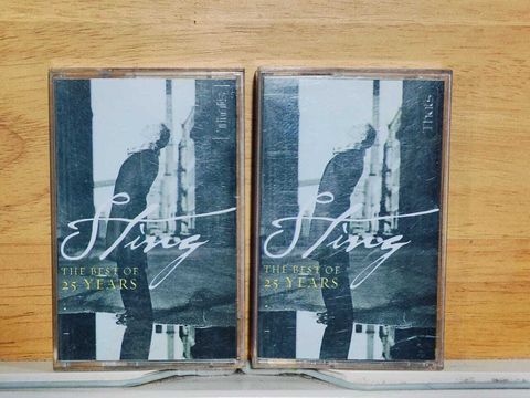 STING The Best Of 25 Years Vol 1 & 2 CASSETTE TAPE Fan-Dubbed