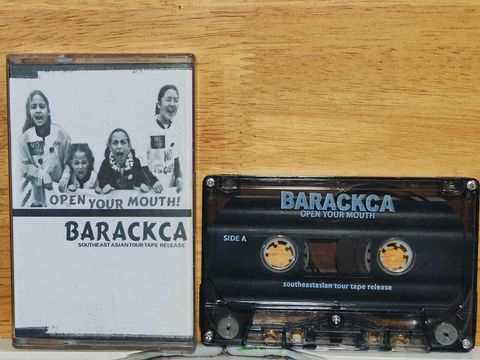 BARACKCA Open Your Mouth (Southeast Asian Tour Tape Release) CASSETTE TAPE Punk