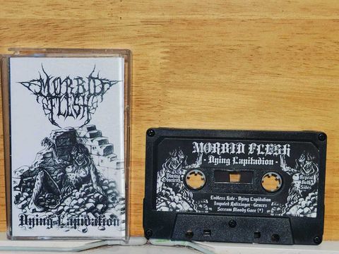MORBID FLESH Dying Lapidation CASSETTE TAPE Death Metal