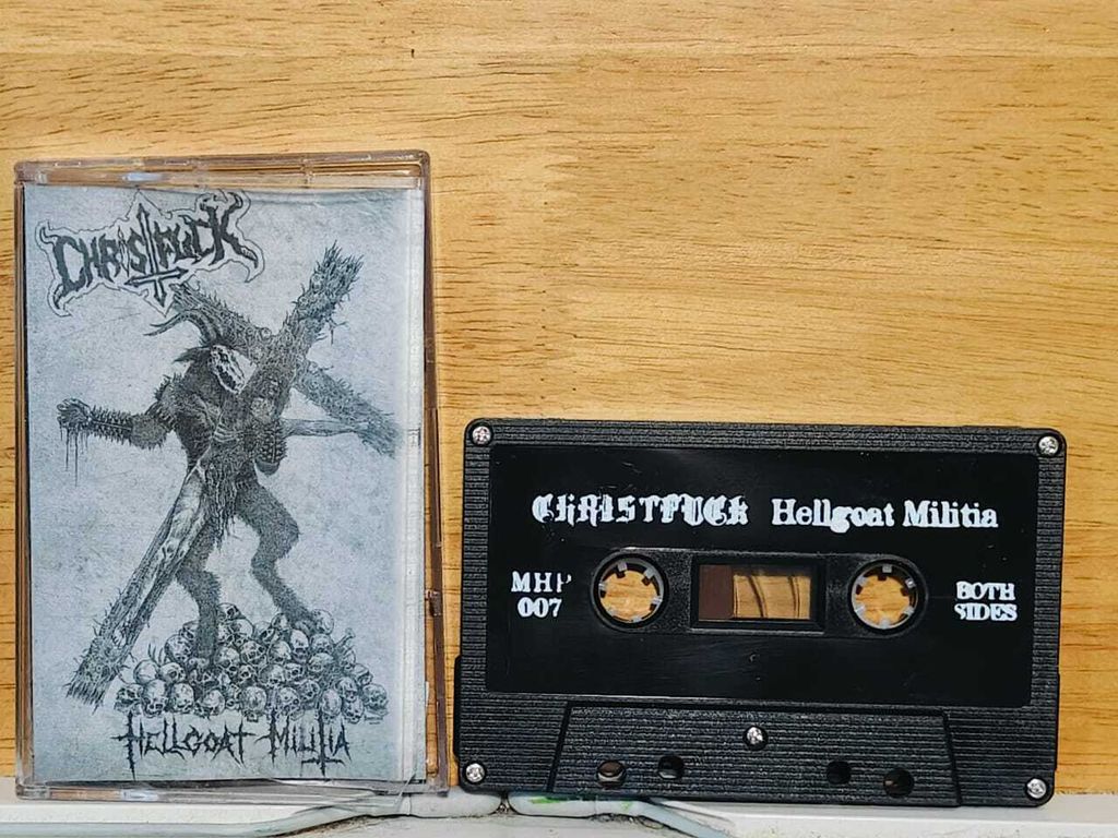 CHRISTFUCK HellGoat Militia CASSETTE TAPE