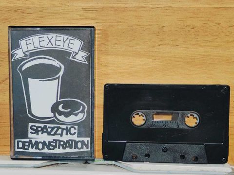 FLEXEYE Spazztic Demonstration CASSETTE TAPE hardcore punk