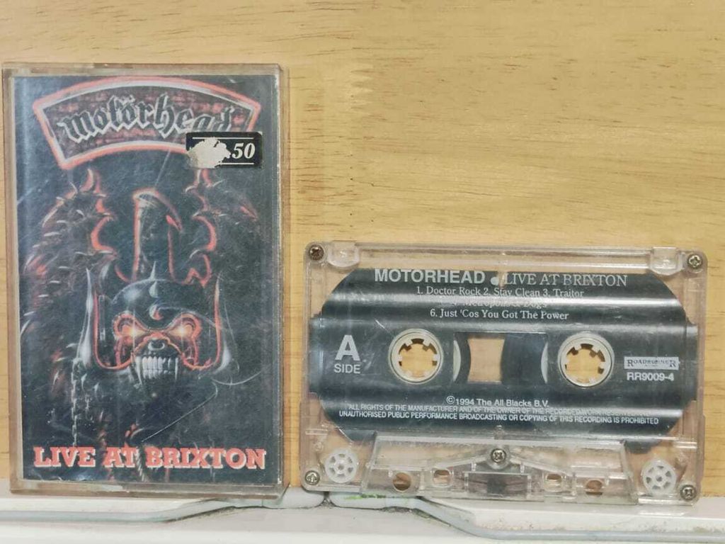 MOTORHEAD Live At Brixton CASSETTE TAPE