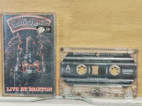 MOTORHEAD Live At Brixton CASSETTE TAPE