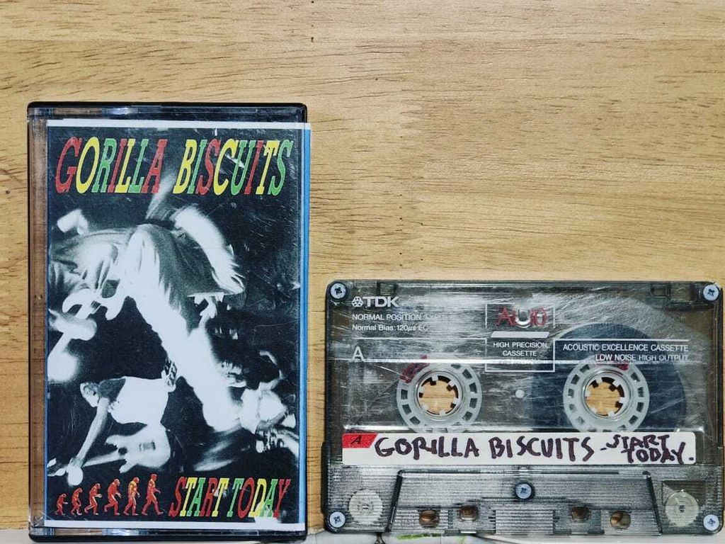 GORILLA BISCUITS Start Today CASSETTE TAPE Fan-dubbed