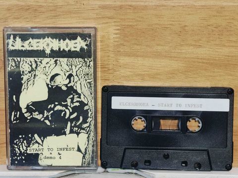 ULCERRHOEA Start To Infest CASSETTE TAPE Grindcore