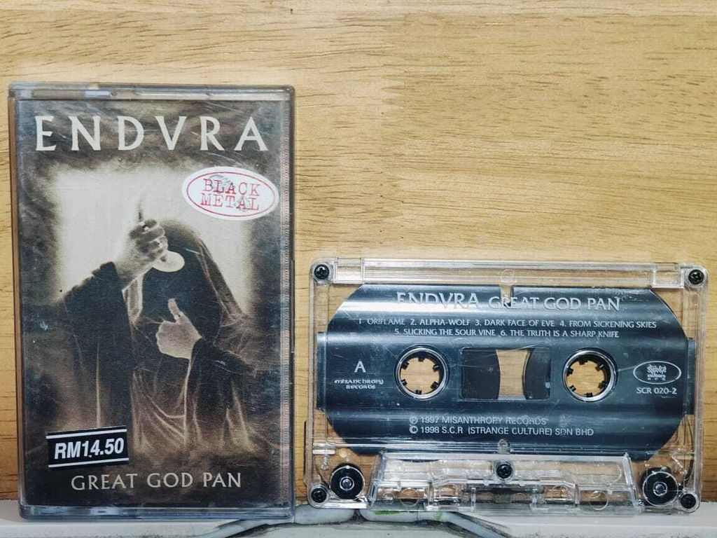 ENDVRA Great God Pan CASSETTE TAPE Experimental, Ambient