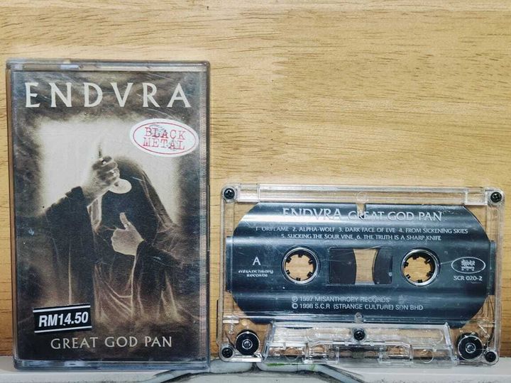ENDVRA Great God Pan CASSETTE TAPE Experimental, Ambient