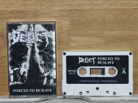 DELICT Forced To Be Slave CASSETTE TAPE grindcore