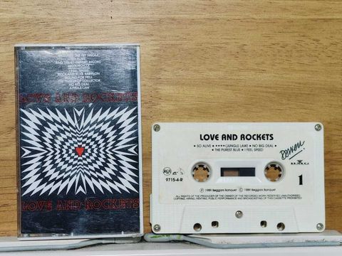 LOVE AND ROCKETS Love And Rockets CASSETTE TAPE New Wave, Indie Rock