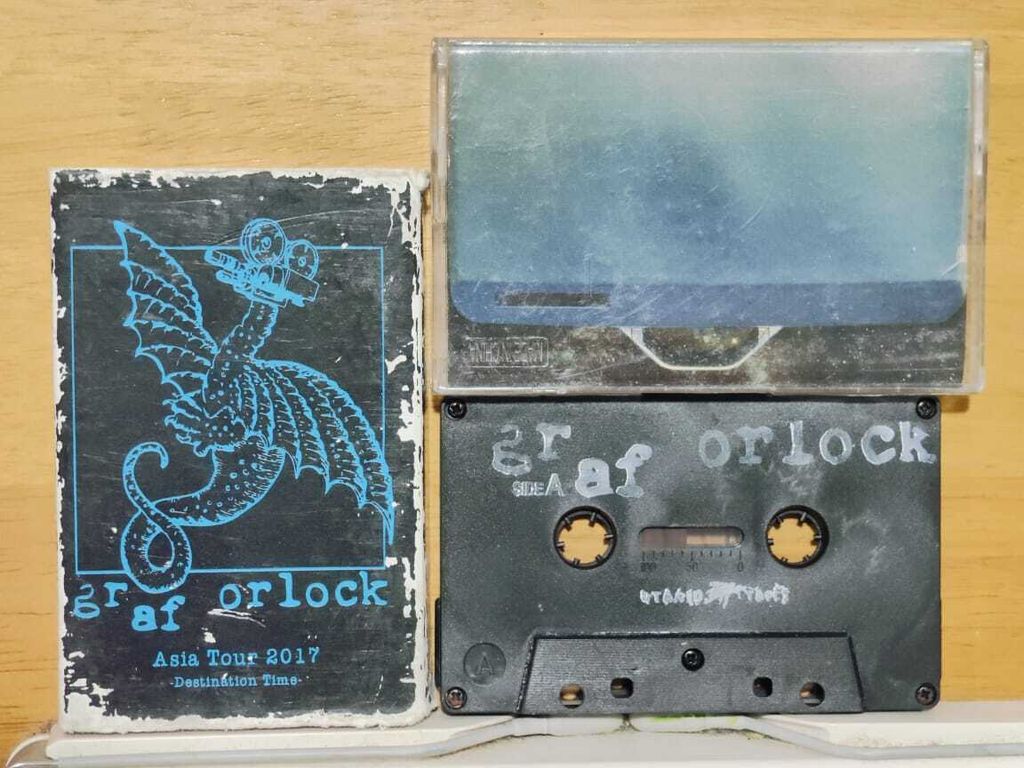 GRAF ORLOCK Destination Time Asia Tour 2017 CASSETTE TAPE hardcore grindcore
