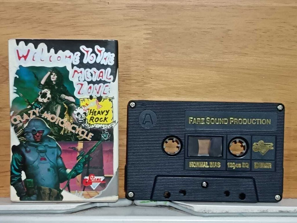 Various WELCOME TO THE METAL ZONE CASSETTE TAPE