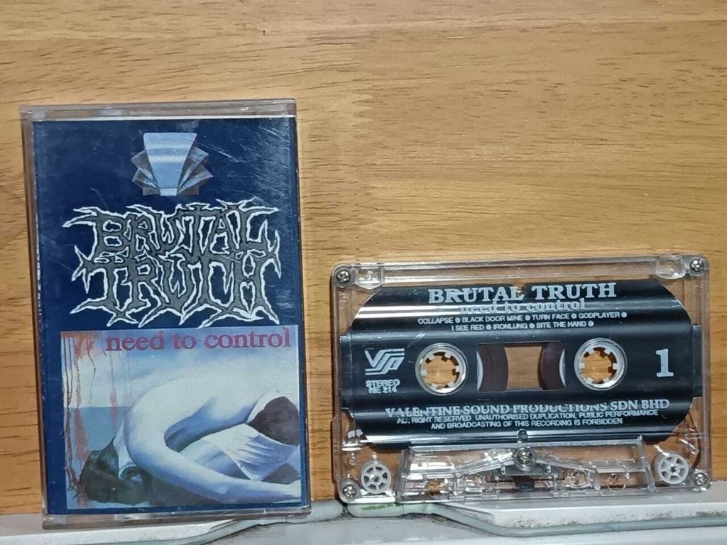 BRUTAL TRUTH Need To Control CASSETTE TAPE