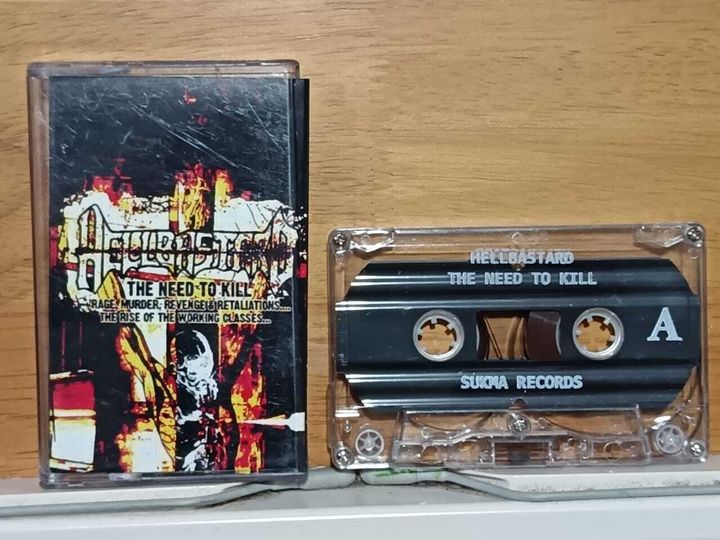 HELLBASTARD The Need To Kill CASSETTE TAPE