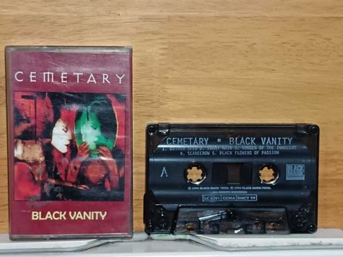 CEMETARY Black Vanity CASSETTE TAPE