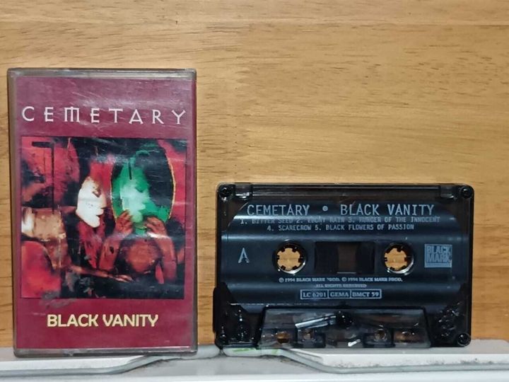 CEMETARY Black Vanity CASSETTE TAPE