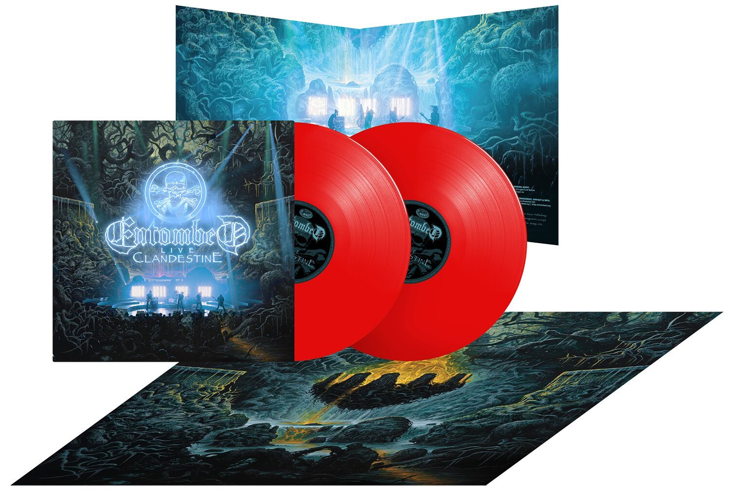 ENTOMBED Clandestine - Live (Deluxe Edition, Limited Edition, Red) 2LP.jpg