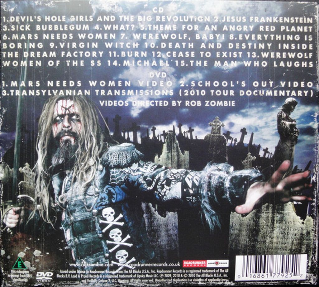 (Used) ROB ZOMBIE Hellbilly Deluxe II Noble Jackals, Penny Dreadfuls And The Systematic Dehumanization Of Cool CD + DVD2.jpg