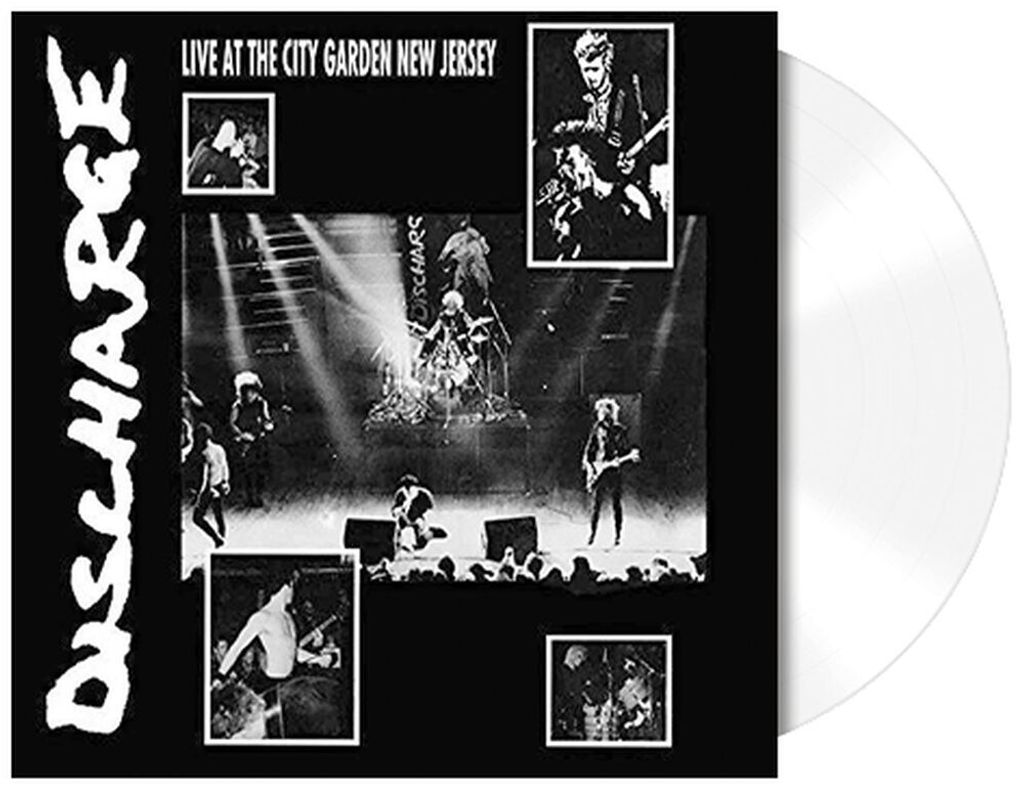 DISCHARGE Live at the city garden New Jersey (Limited Edition, Reissue, Clear) LP.jpg