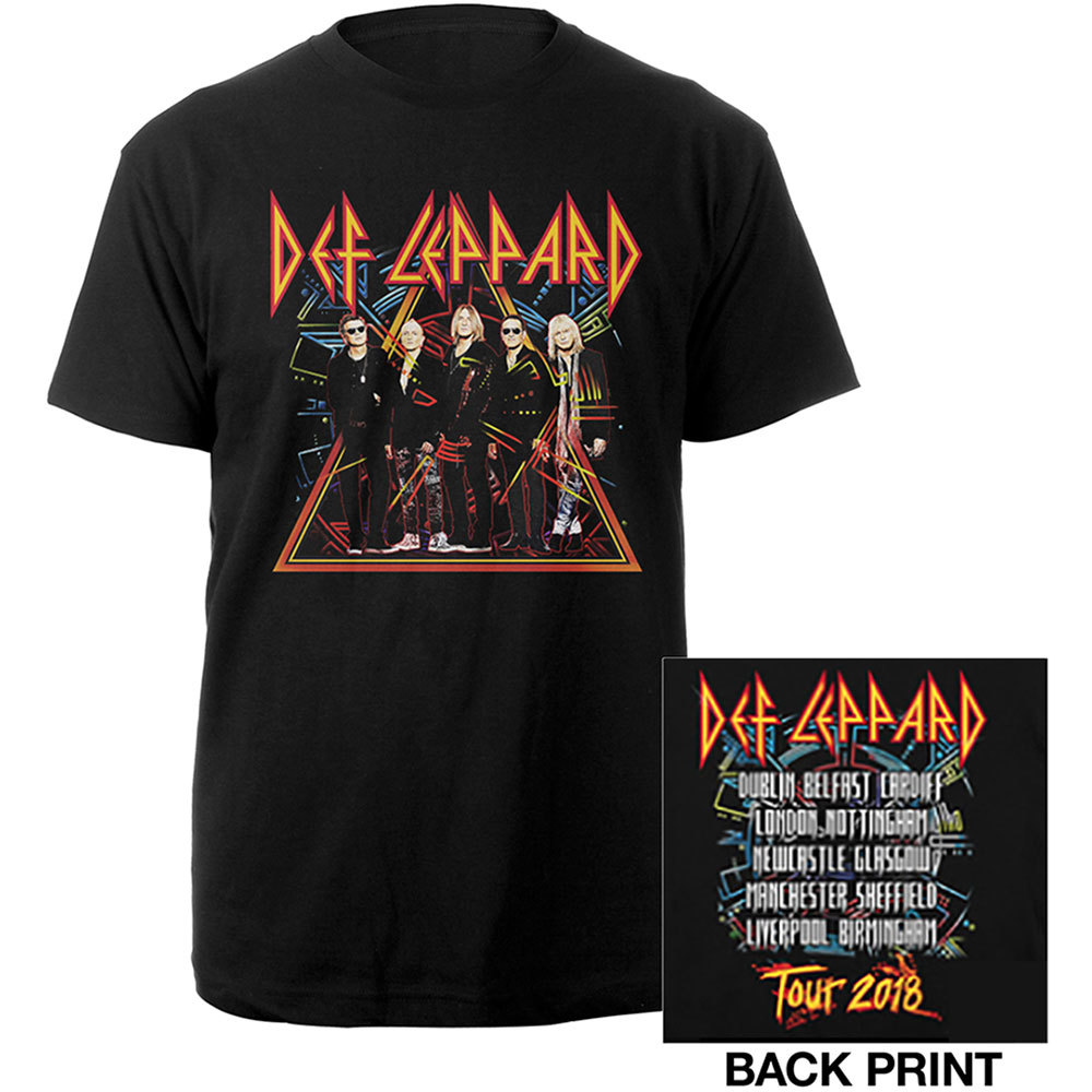 DEF LEPPARD Unisex Tee 2018 Tour Photo (Ex. Tour-Back Print) tshirt.jpg
