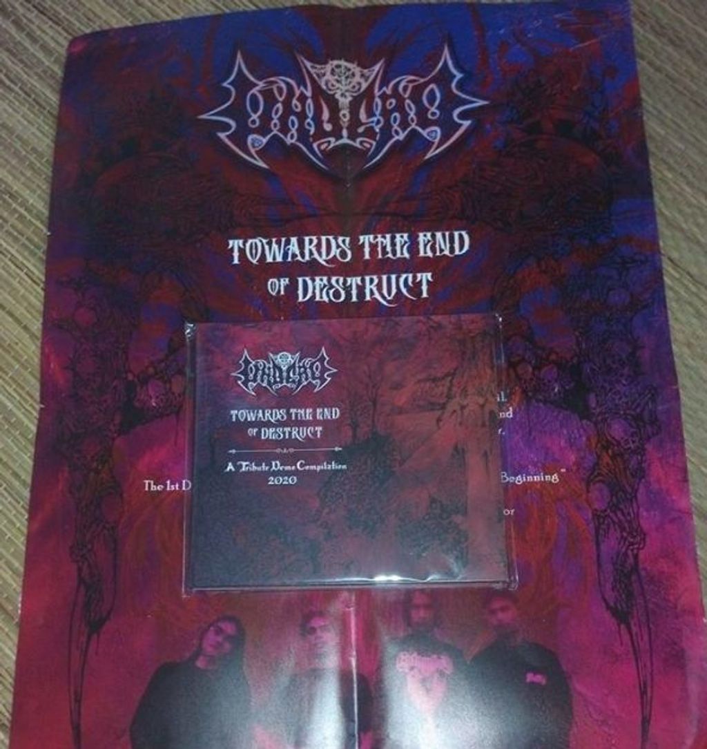 UNDEAD Towards The End of Destruct - A Tribute Compilation Demos 2020 (Free A3 Poster) CD.jpg