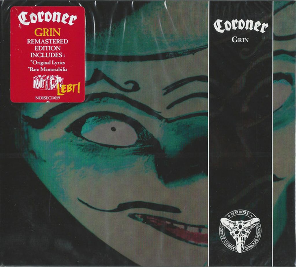 CORONER Grin (Reissue, Remastered, Digipak) CD.jpg