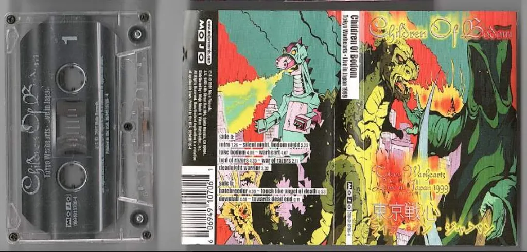 CHILDREN OF BODOM Tokyo Warhearts - Live In Japan 1999 CASSETTE TAPE.jpg