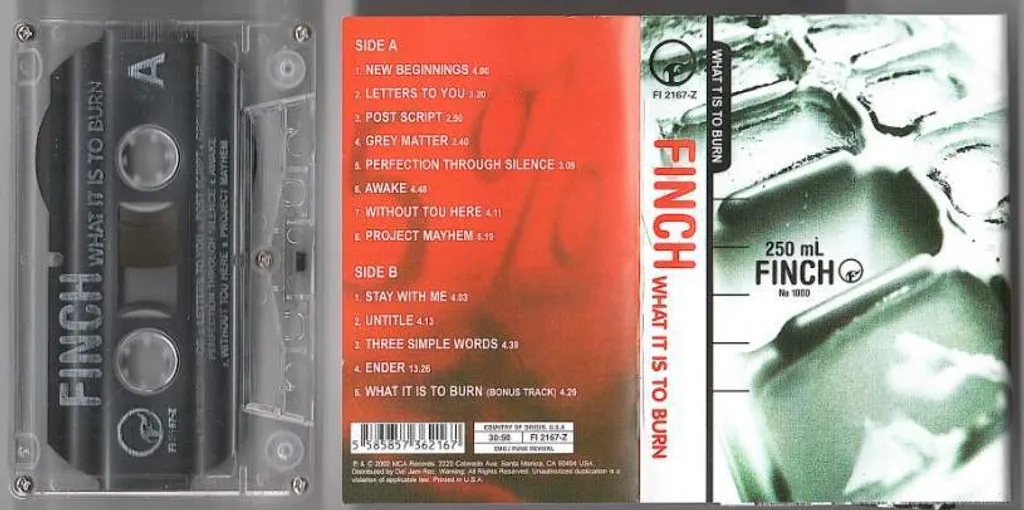 FINCH What It Is To Burn CASSETTE TAPE.jpg