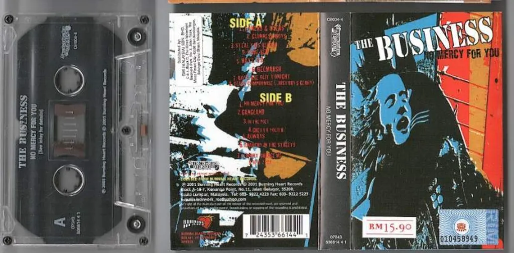 THE BUSINESS No Mercy For You CASSETTE TAPE.jpg