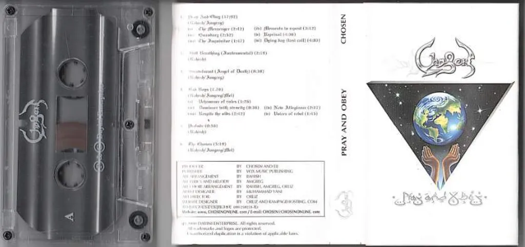 CHOSEN Pray And Obey CASSETTE TAPE.jpg