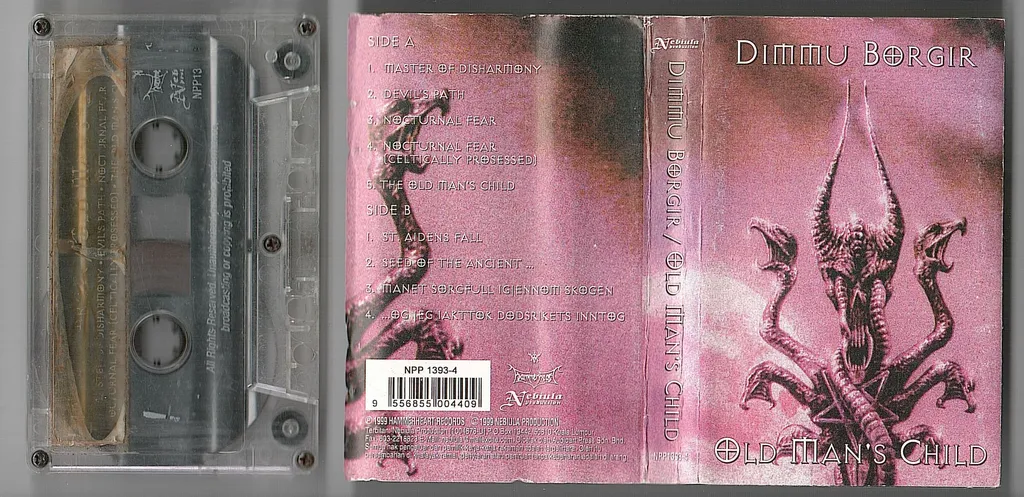 (Used) DIMMU BORGIR_ OLD MAN'S CHILD Sons Of Satan Gather For Attack CASSETTE TAPE.jpg