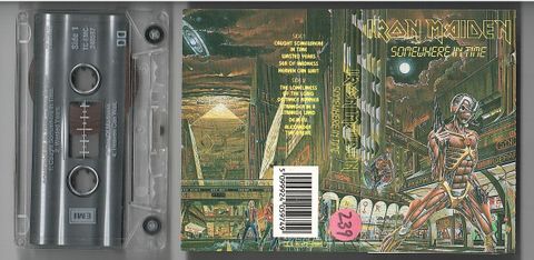 (Used) IRON MAIDEN Somewhere In Time CASSETTE TAPE.jpg