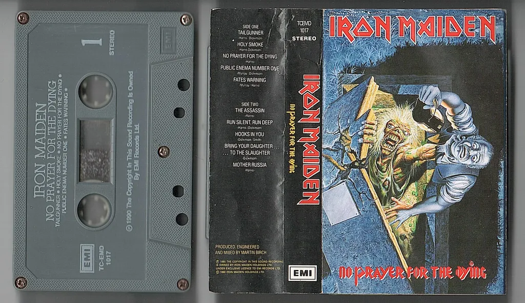 (Used) IRON MAIDEN No Prayer For The Dying (M) CASSETTE TAPE.jpg