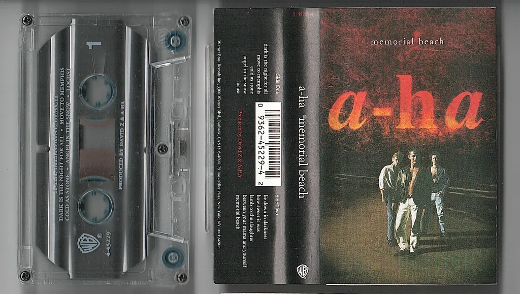 (Used) A-HA Memorial Beach CASSETTE TAPE.jpg